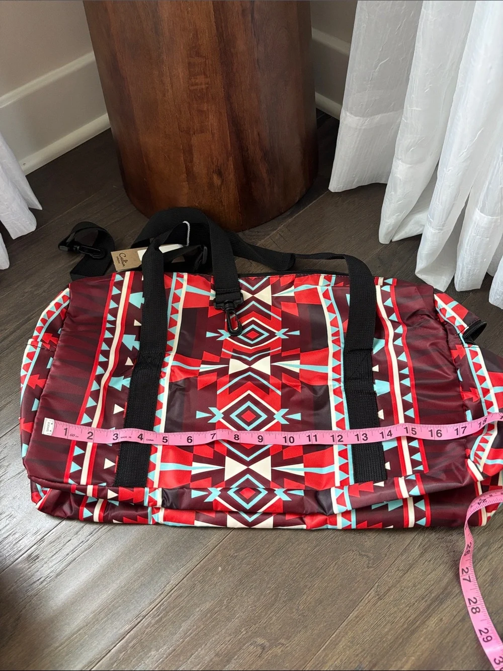 Calin Collection polyester light travel,zip top/interior & side pocket, light